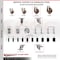 Service Caster 4 Inch 316SS High Temp Glass Filled Nylon 1-1/4 Inch Stem Caster Set Lock Brake SCC-SS316TTLEX20S414-GFNSHT-114-4 - alternate 2